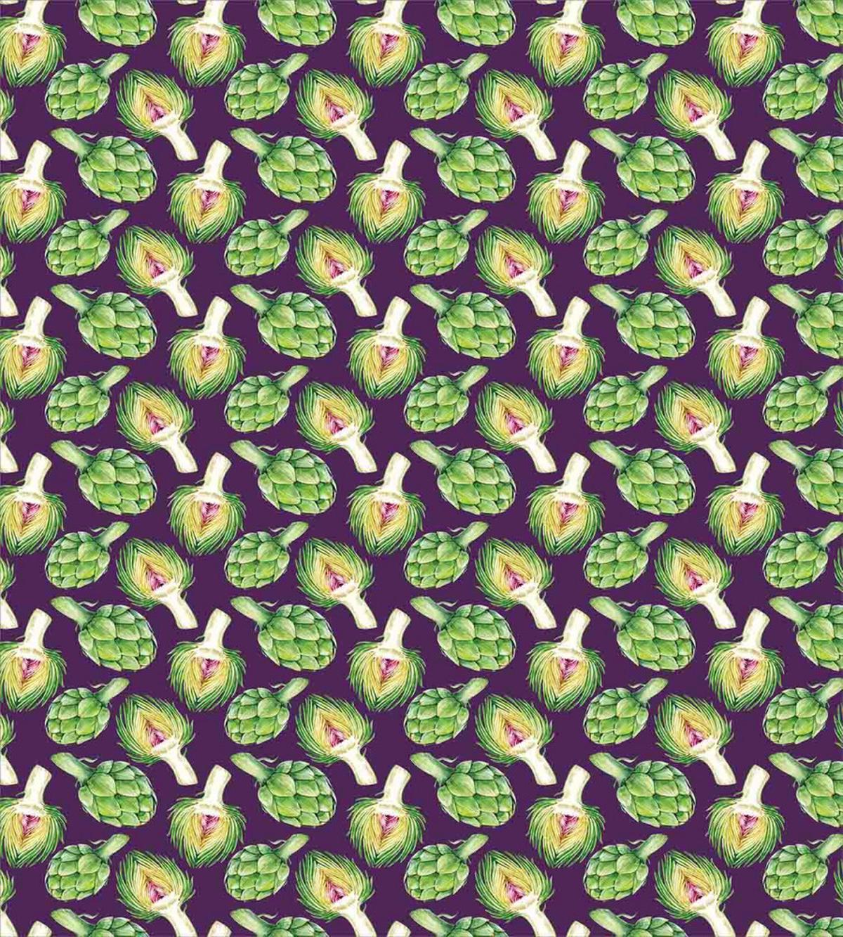 Artichokes Purple — Pattern
