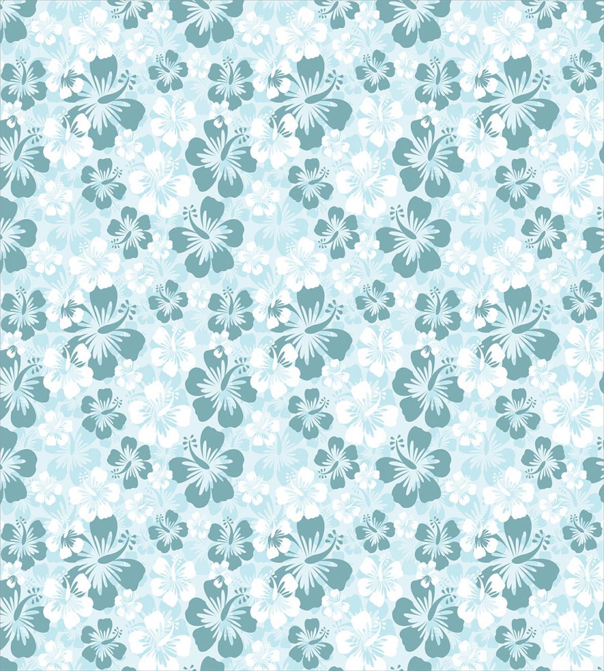 Faded Flower Silhouettes — Pattern