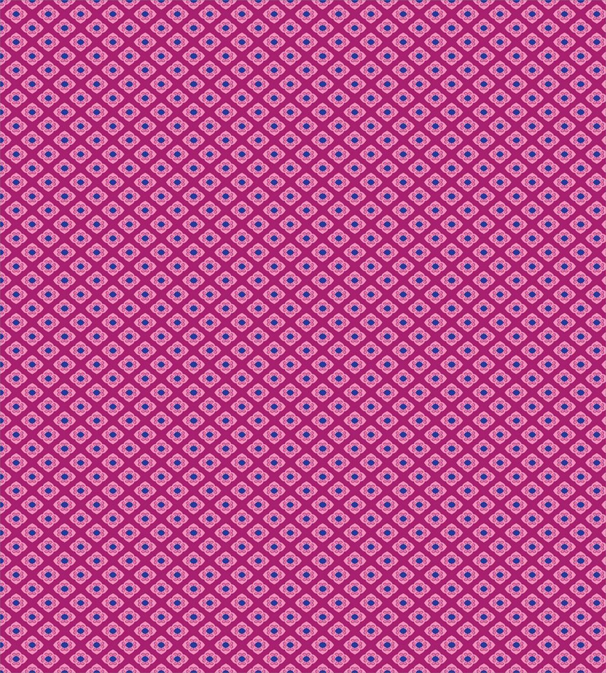 Geometric Floral Mosaic — Pattern