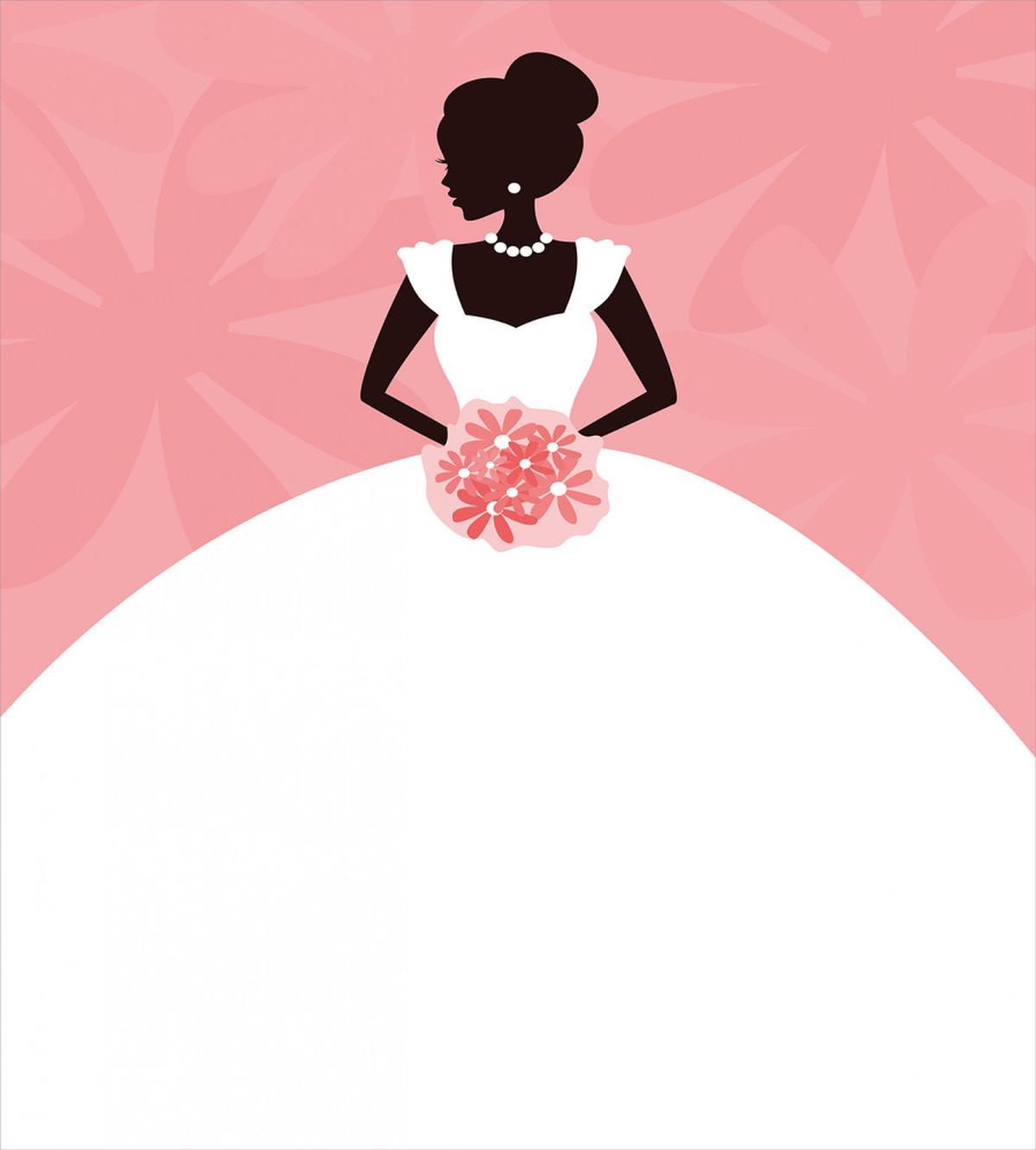 Wedding Dress Flowers — Pattern