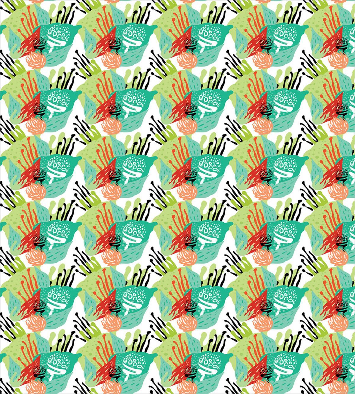Abstract Floral Colorful — Pattern