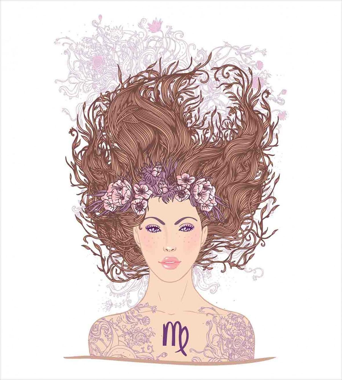 Floral Young Girl — Pattern