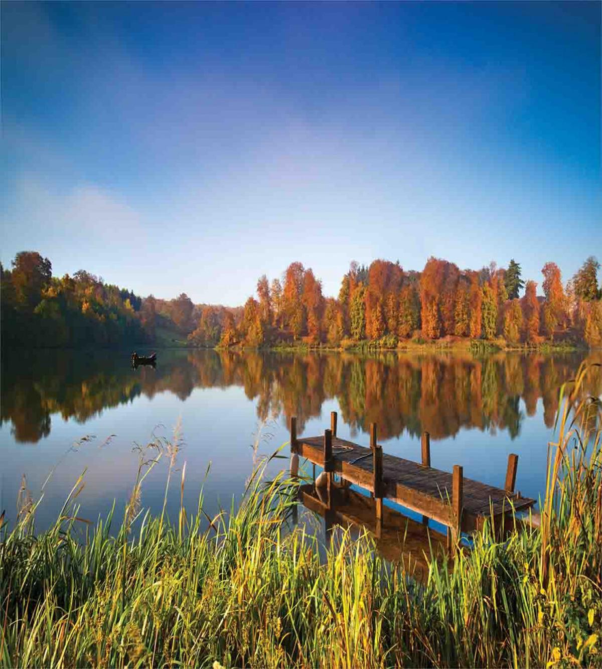 Fishing on a Lake View — Pattern