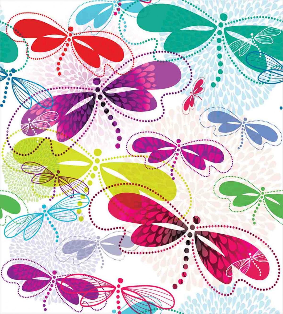 Hydrangea Dragonflies — Pattern