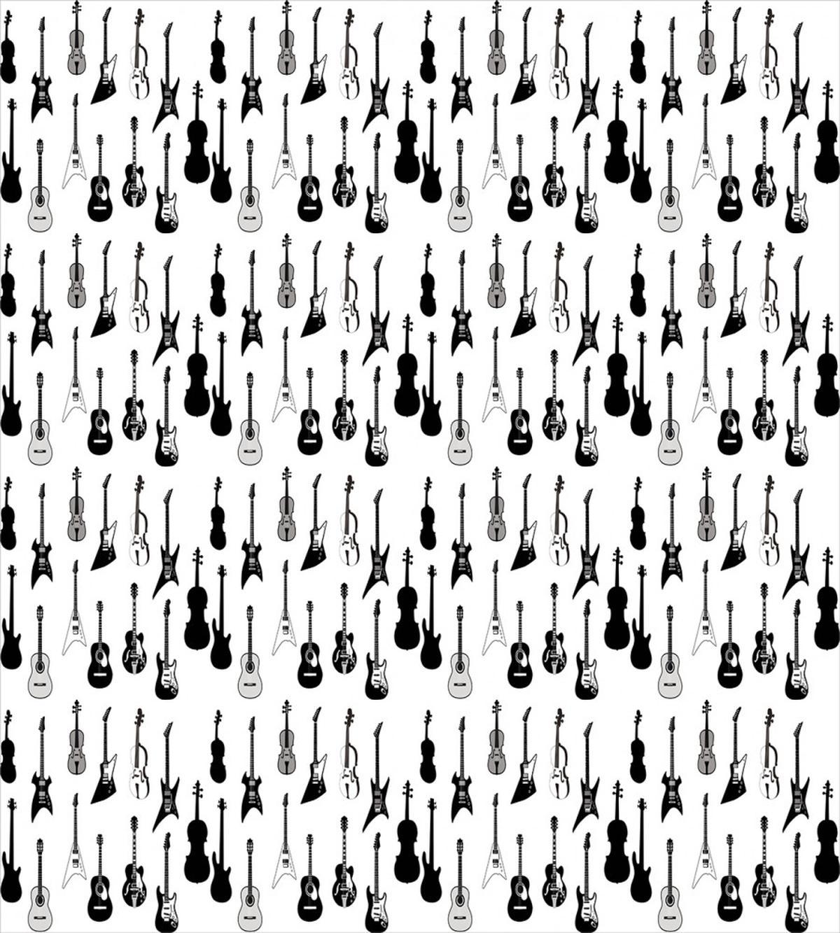 Monochrome Strings Design — Pattern