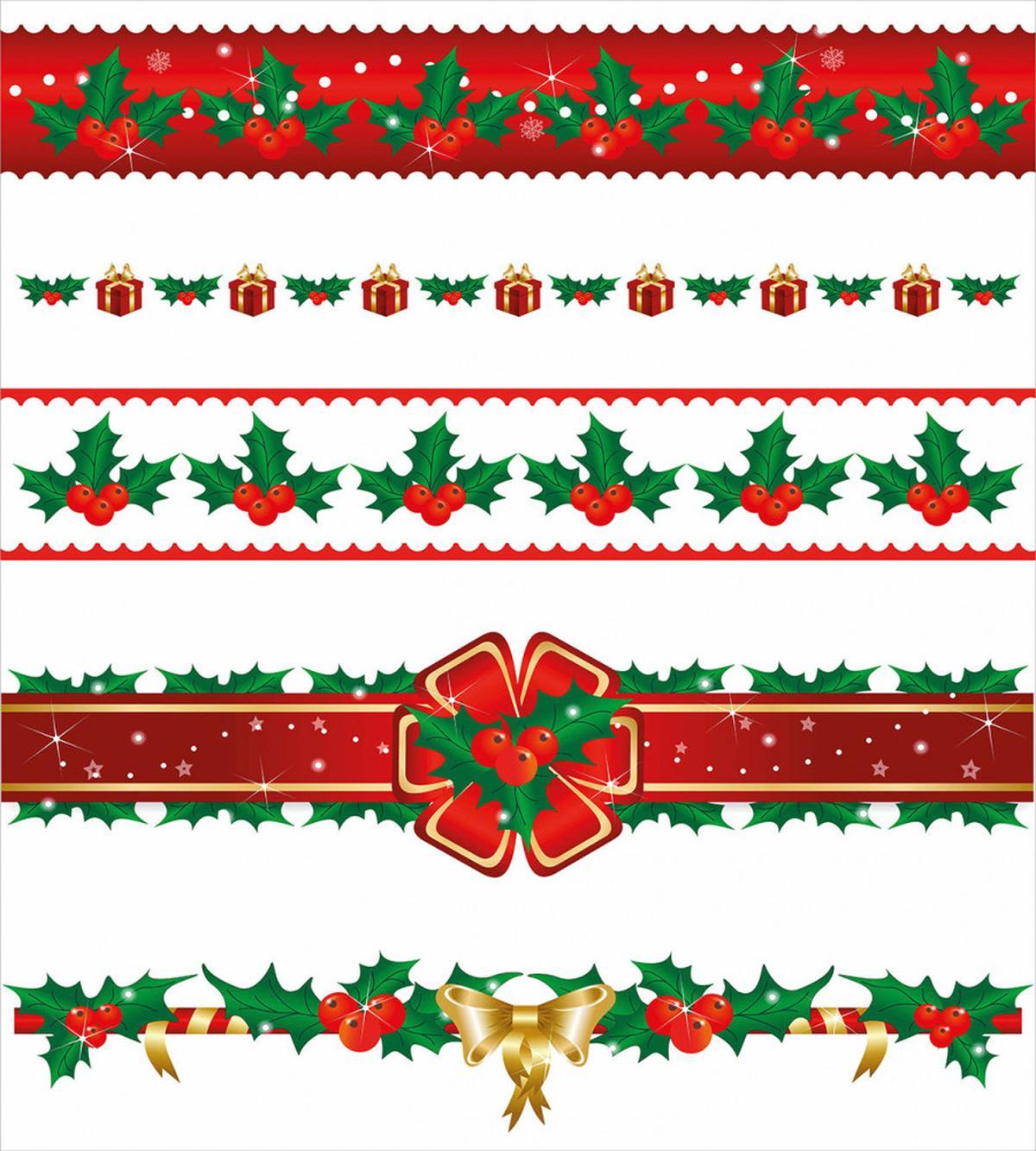 Ornate Borders Xmas — Pattern