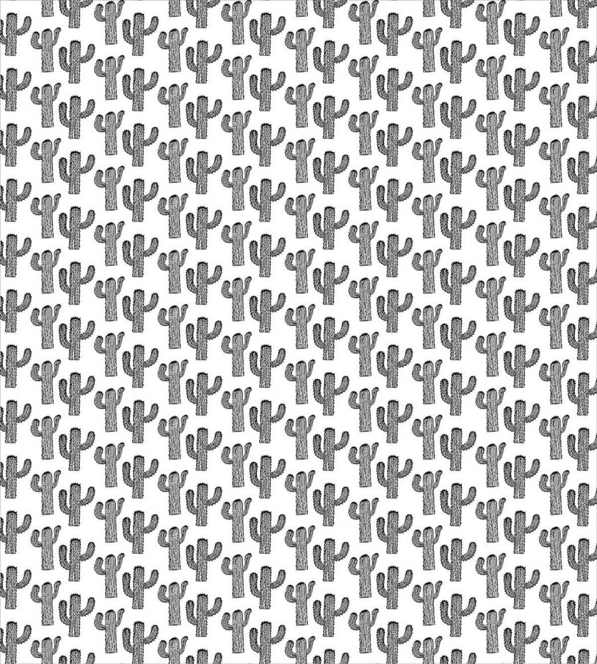 Outline Cactus Art — Pattern