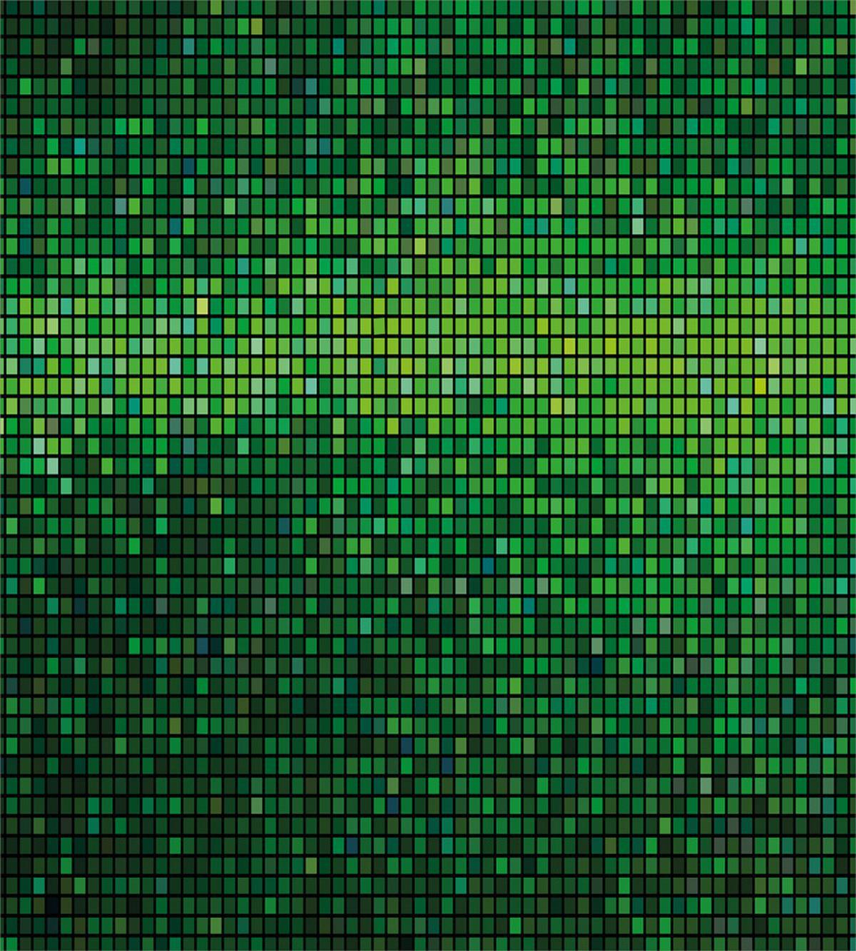 Digital Mosaic Pixel Grid — Pattern