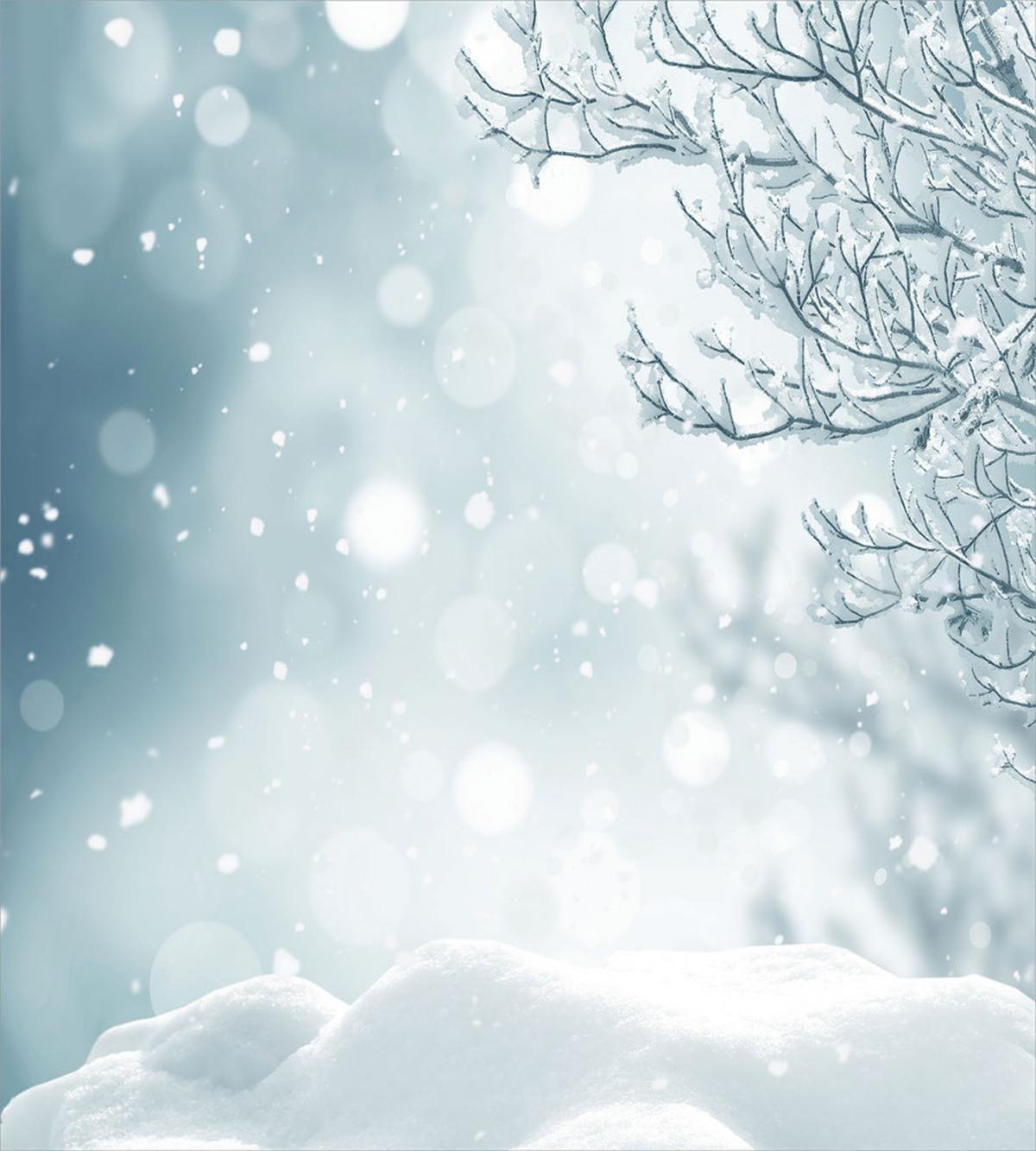 Christmas Time Tree Snow — Pattern