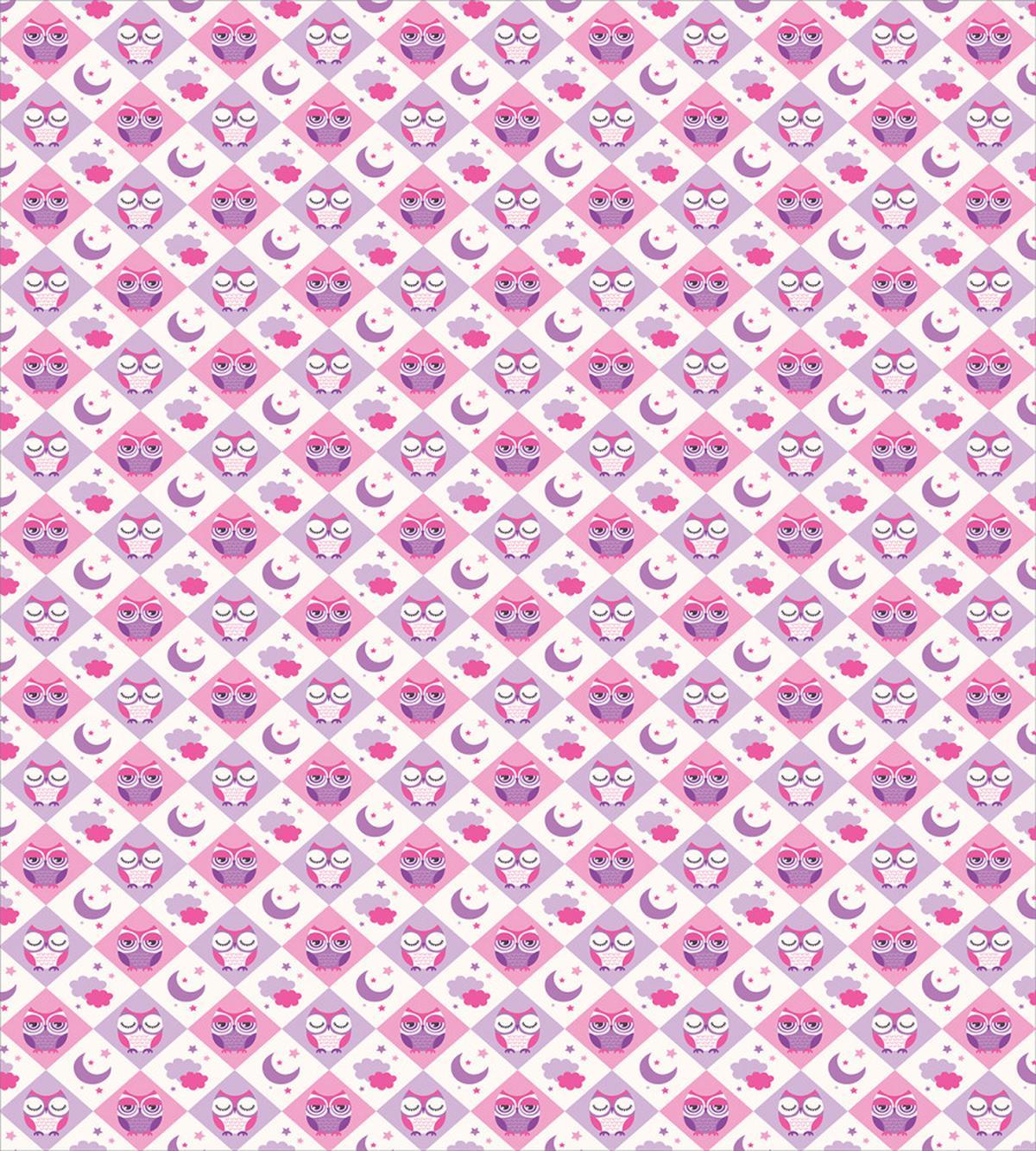 Checkered Pattern Owls — Pattern