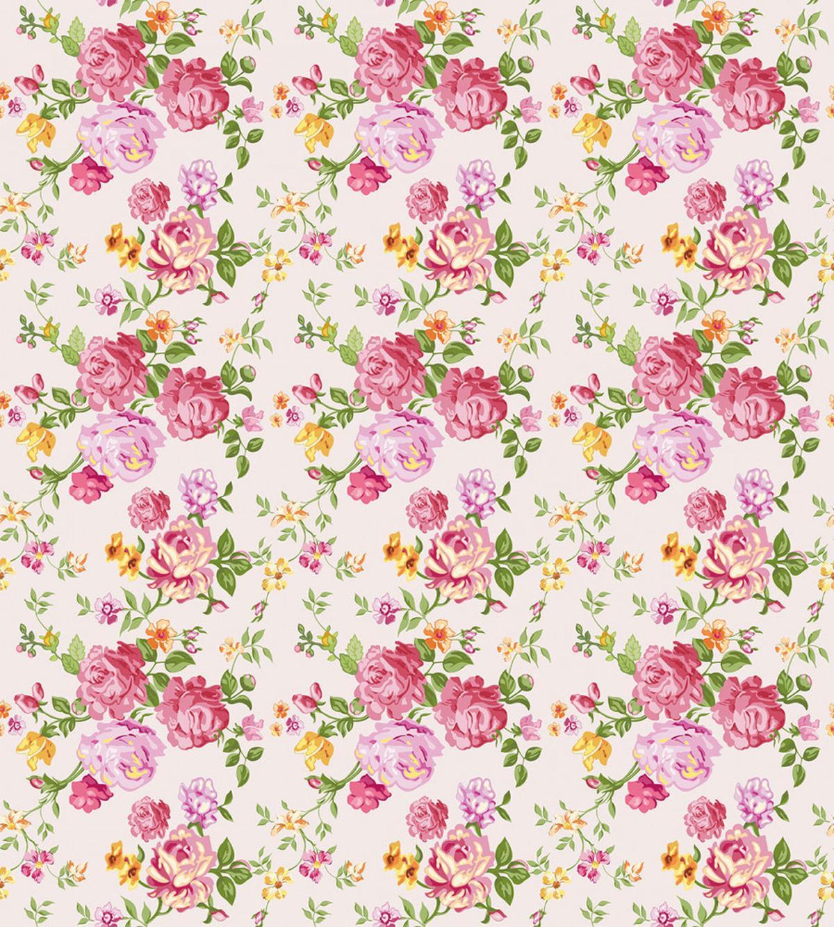 Spring Wild Roses Blooming — Pattern