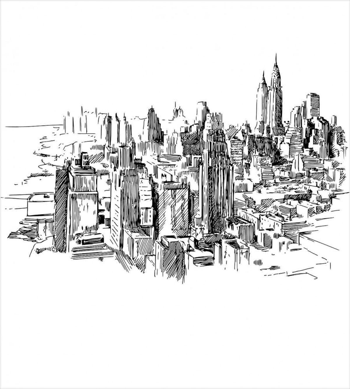 NYC Historical Sketch — Pattern
