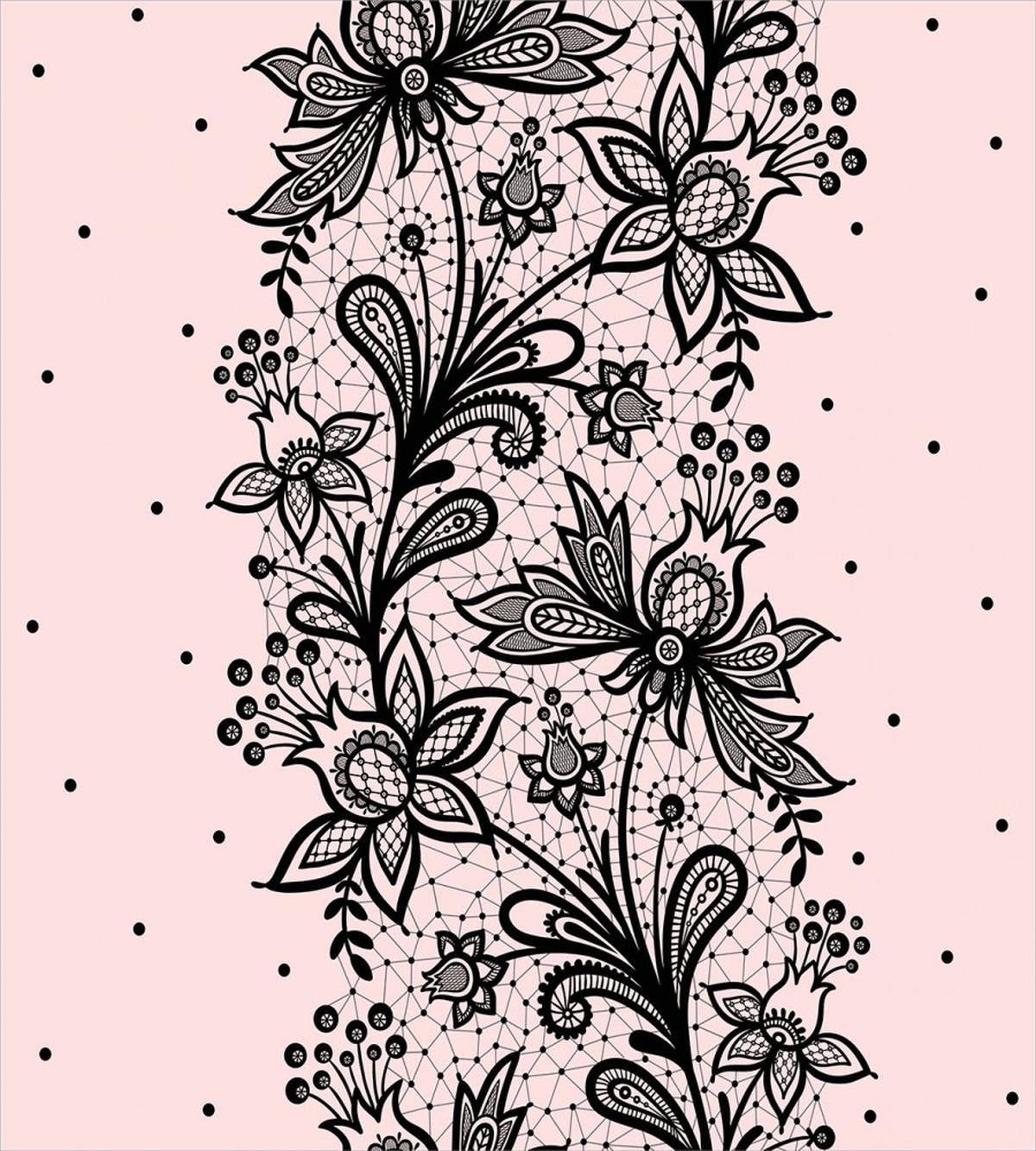 Botanical Lace Look Motif — Pattern
