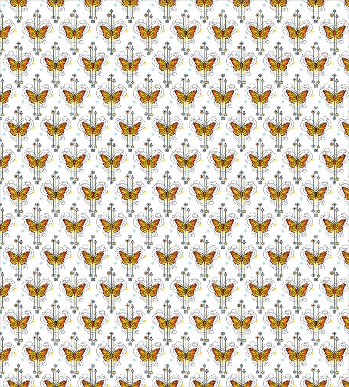 Orange Mystic Butterfly — Pattern