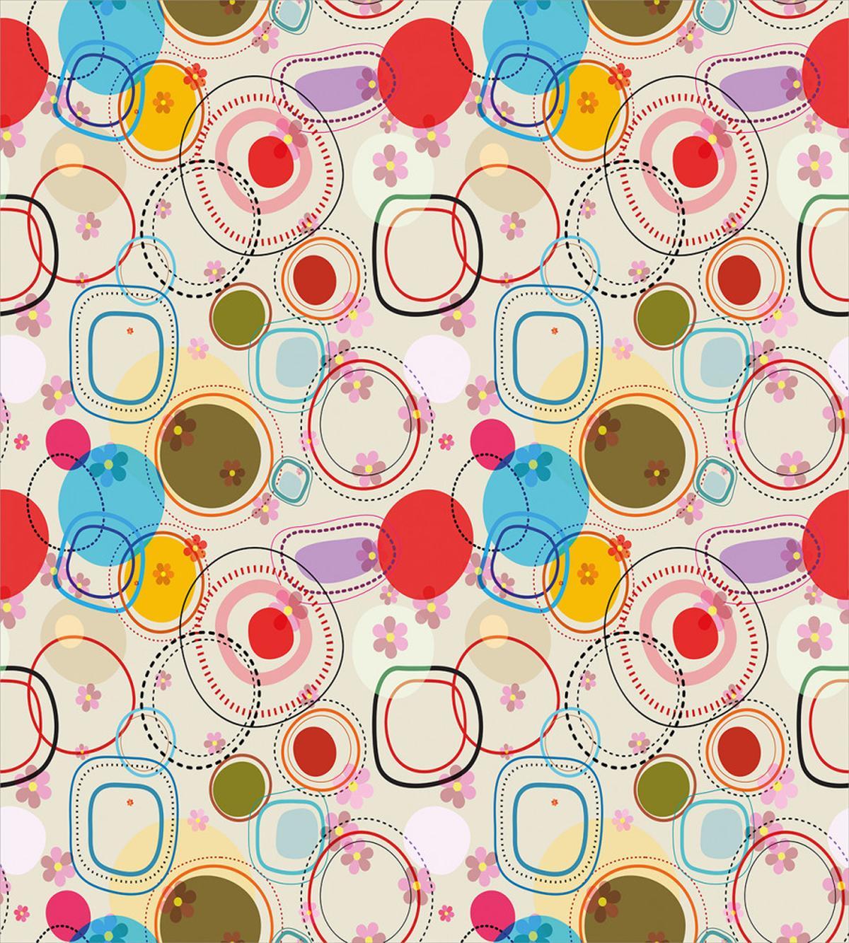 Abstract Shapes Circles — Pattern