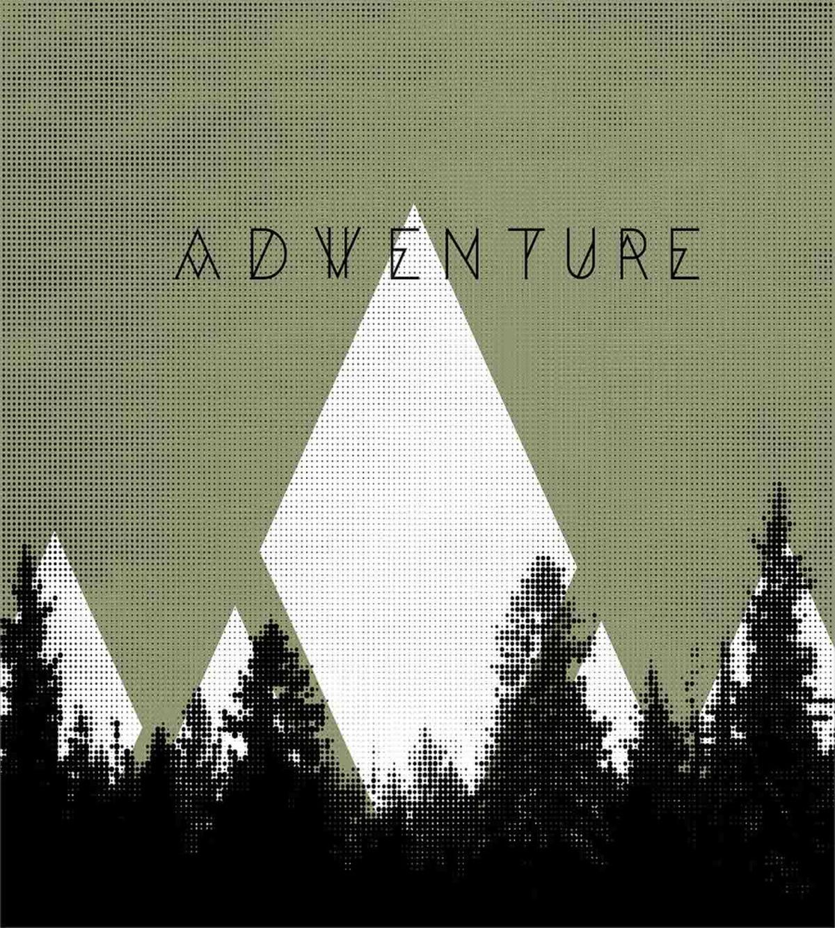Forest Halftone Style — Pattern