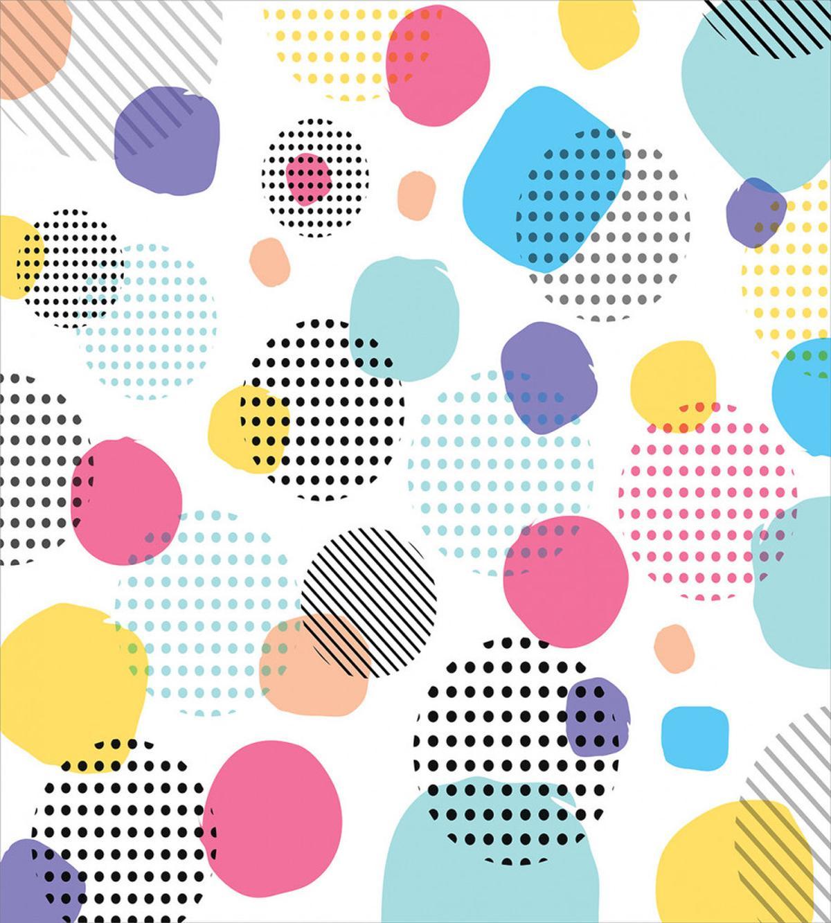 Colorful Spots Stripes — Pattern
