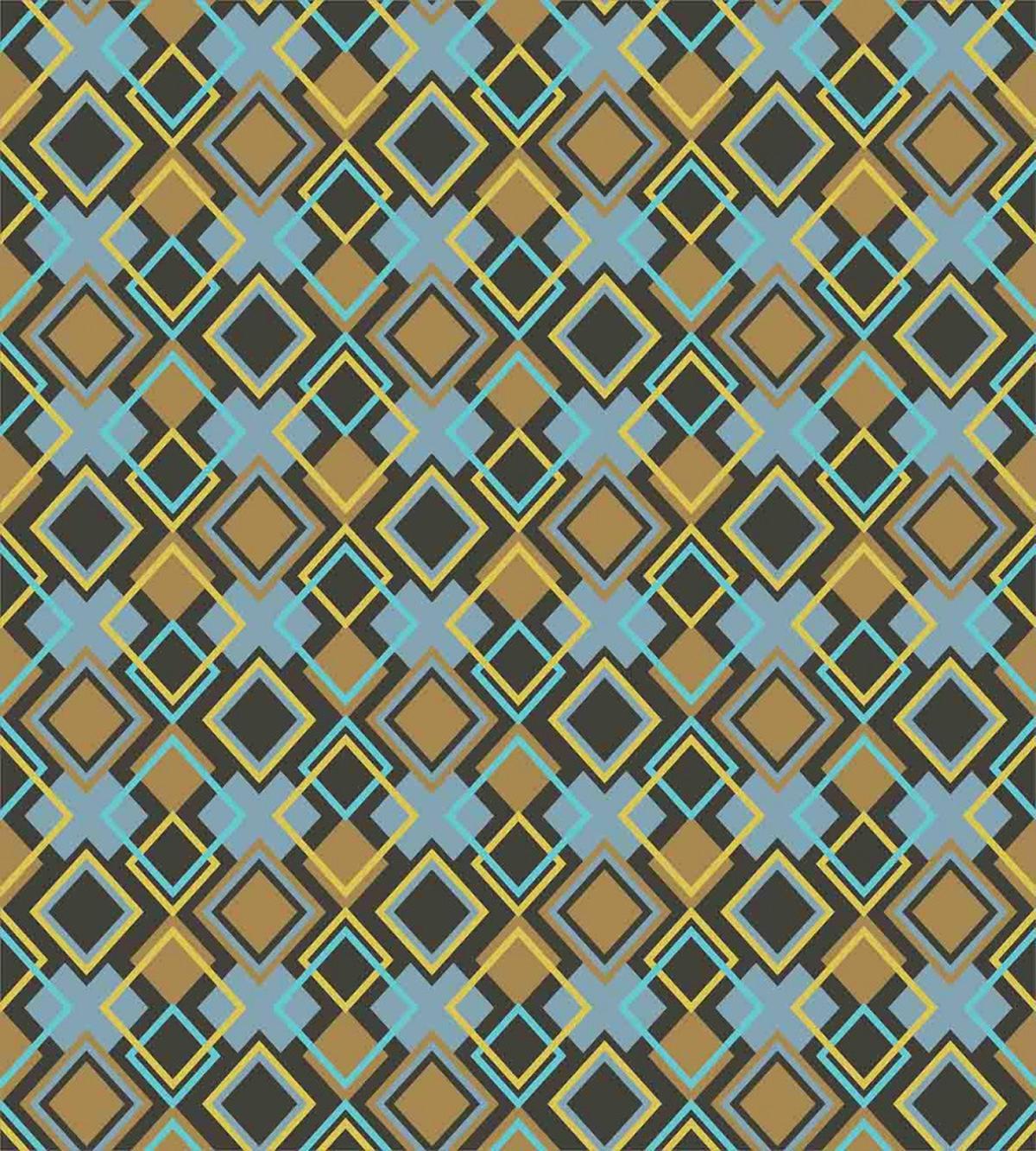 Bullseye Modern Mosaic — Pattern