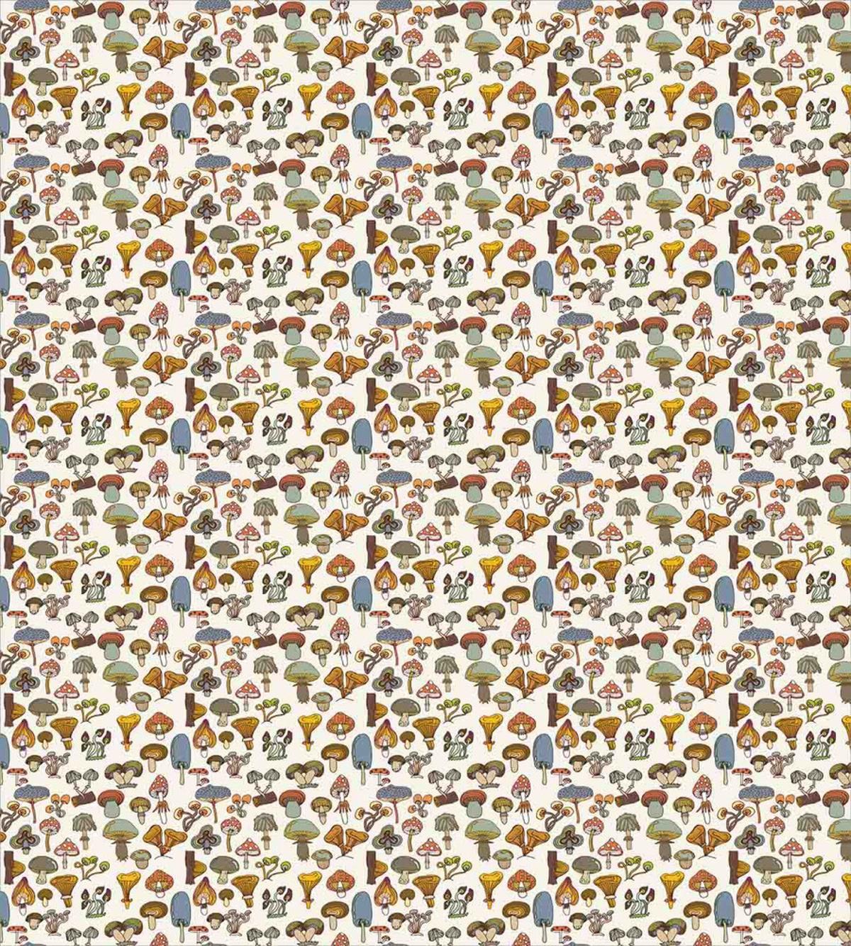 Cartoon Fungi Pattern — Pattern