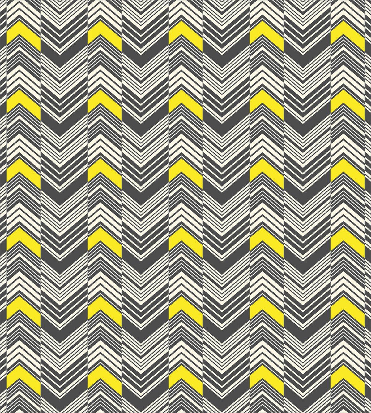 Nostalgic Abstract Zigzags — Pattern