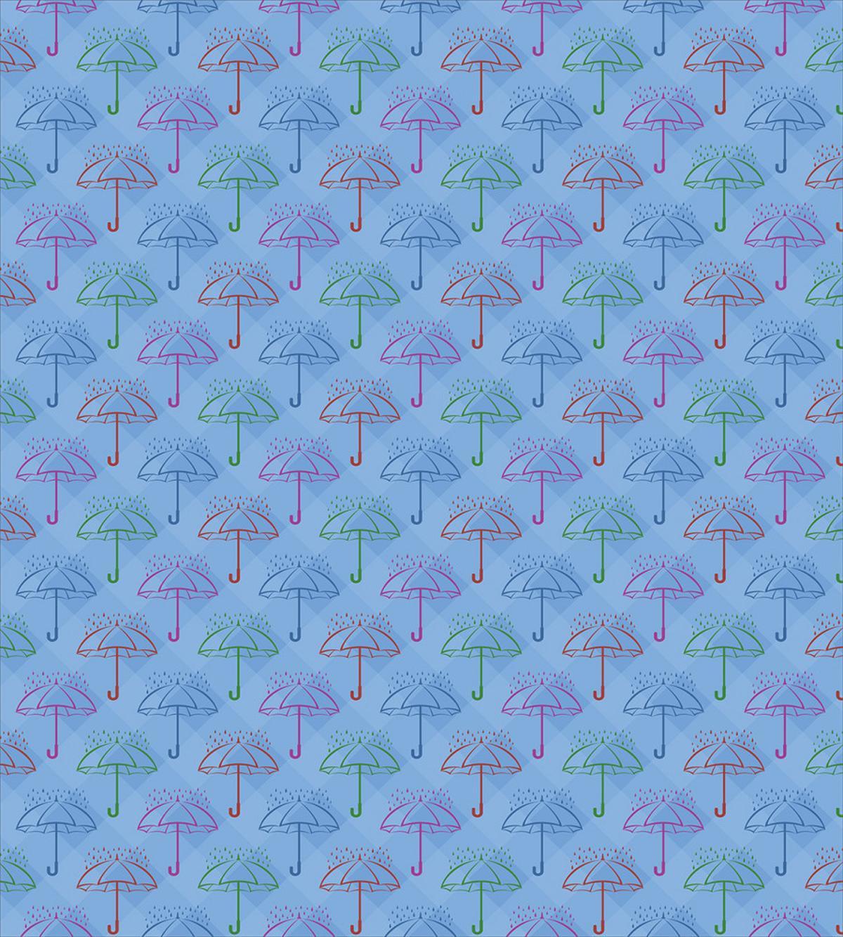 Blue Checks and Colors — Pattern