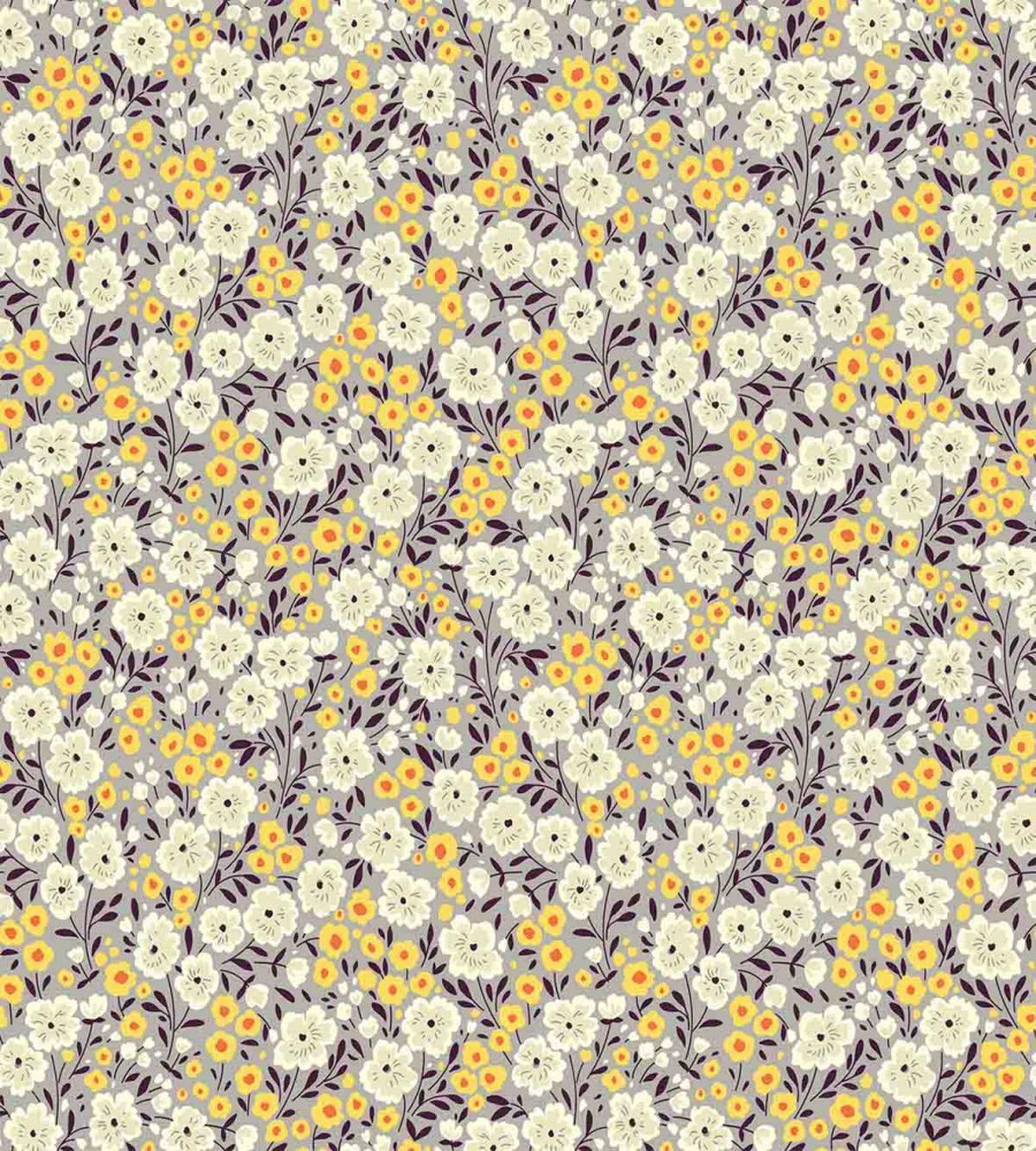 Warm Toned Flower Foliage — Pattern