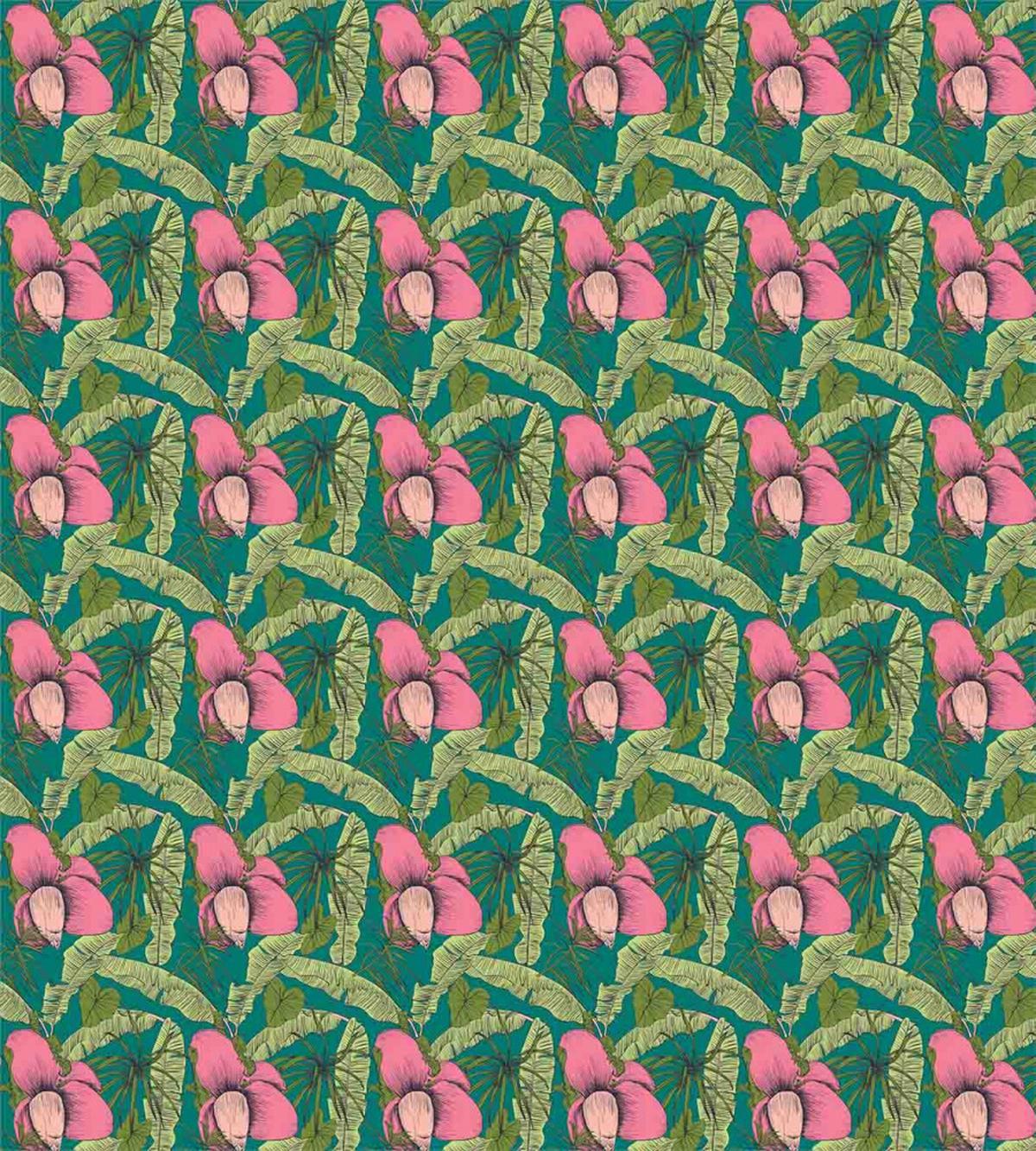 Banana Leaves Hibiscus — Pattern
