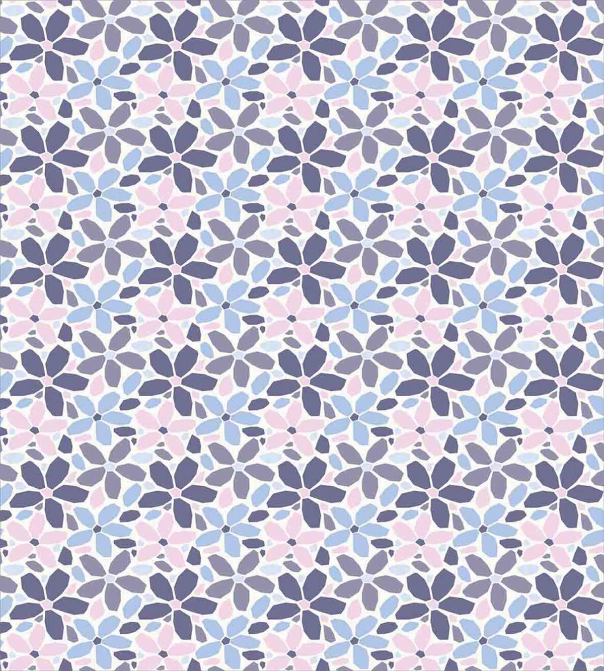 Polygonal Pastel Tone Petals — Pattern