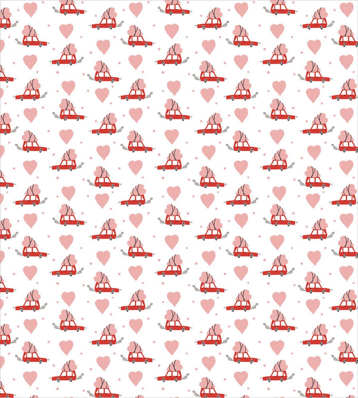 Car Carrying a Heart on Top — Pattern