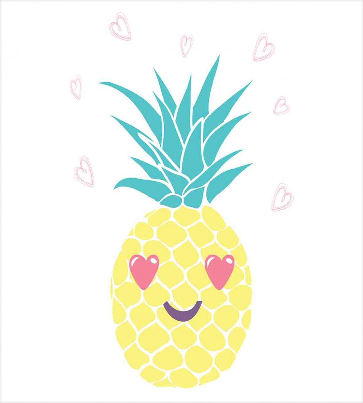 Heart Eyes Pineapple — Pattern