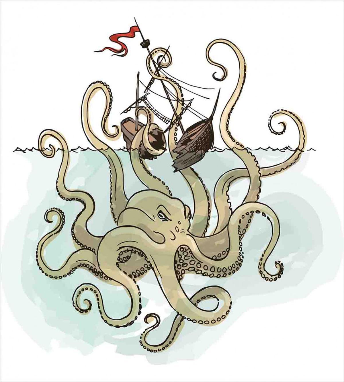 Pirate Ship Greek Myth — Pattern