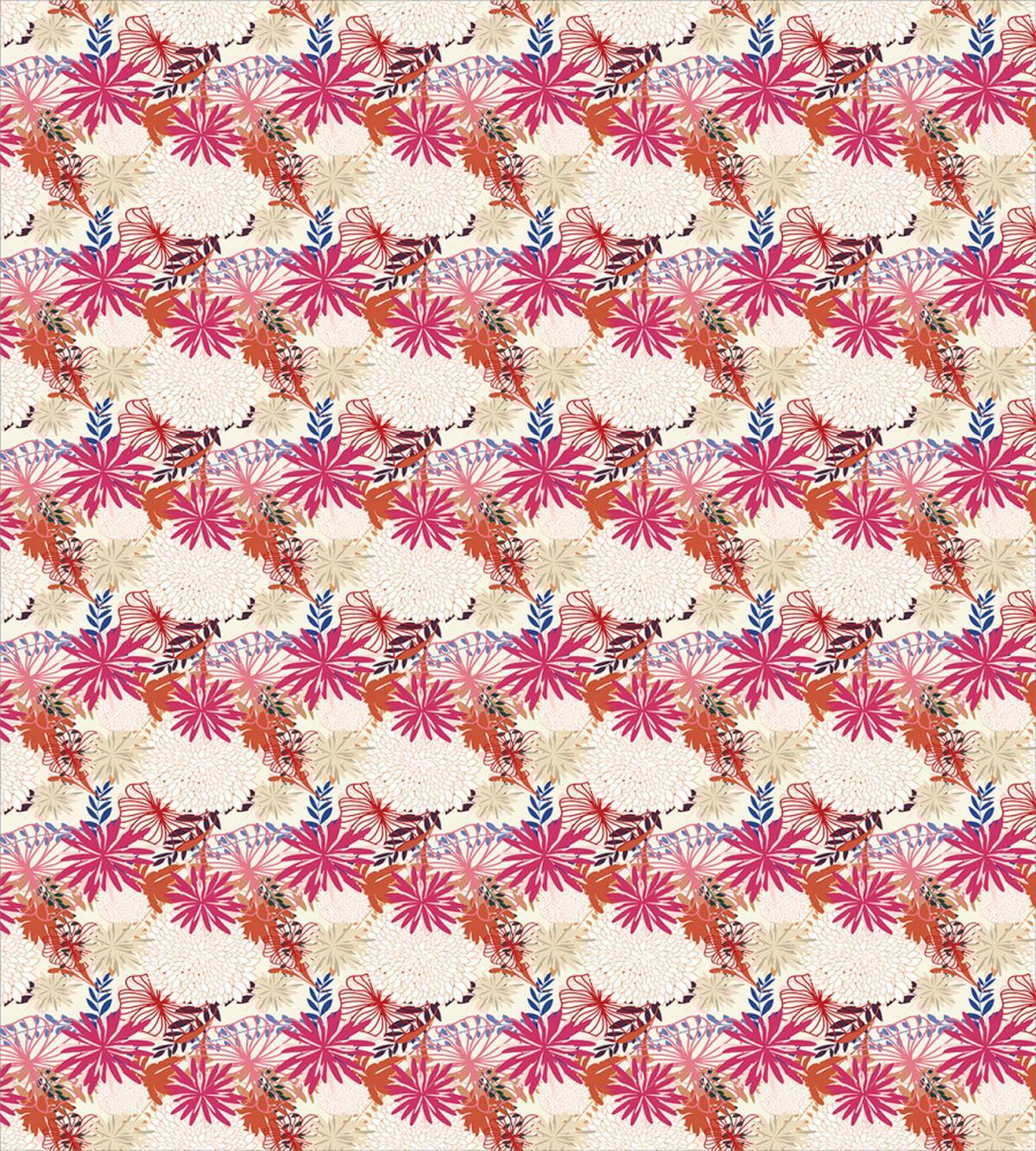 Abstract Tropical Blooms — Pattern