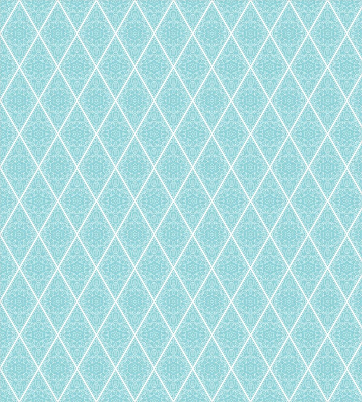 Lacy Flowers in Diamond — Pattern