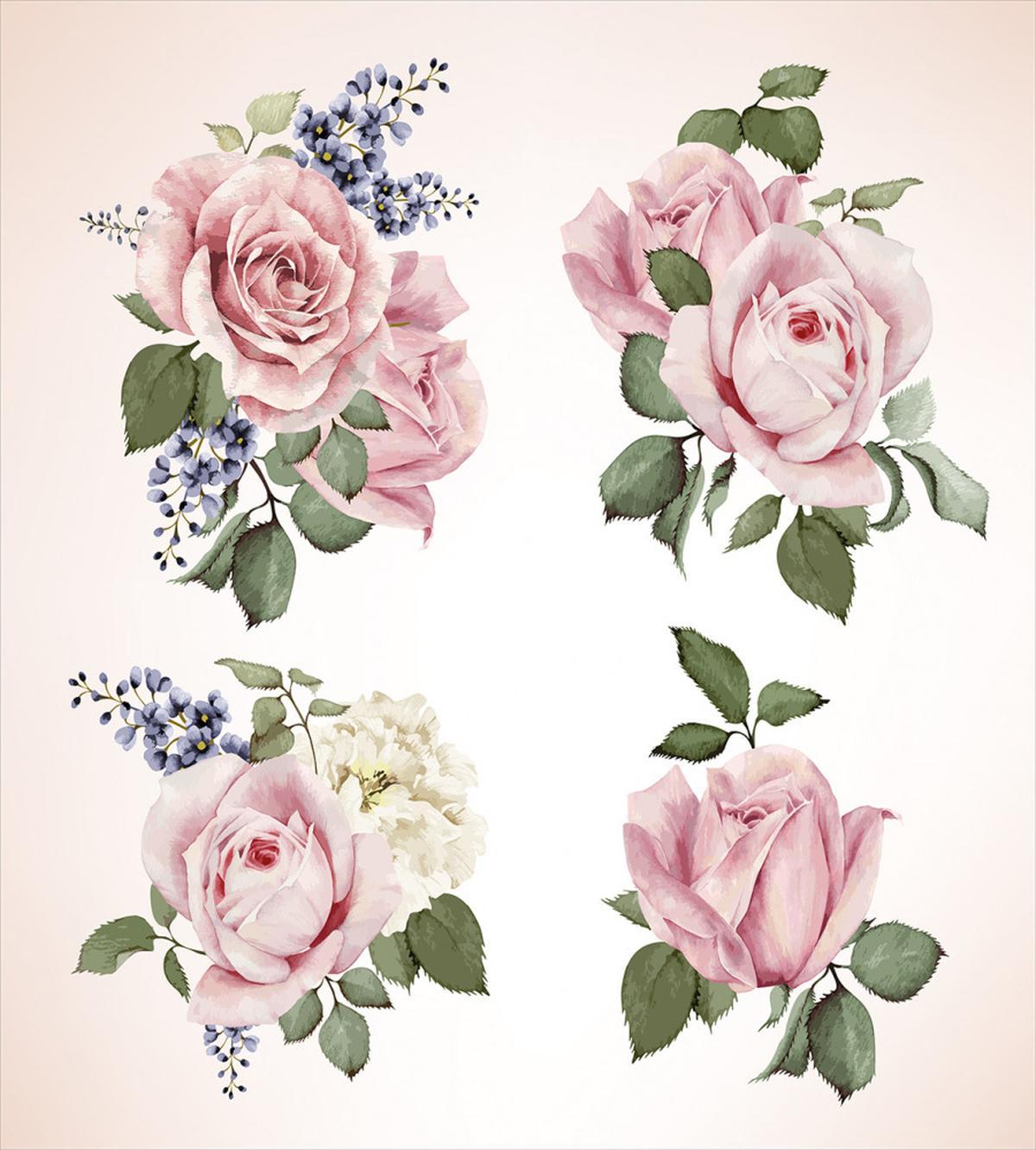 Springtime Bouquets Nature — Pattern