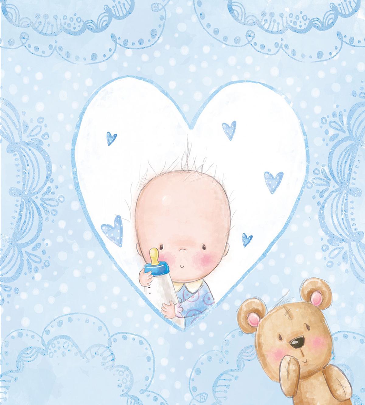 Baby Boy Teddy Bear — Pattern
