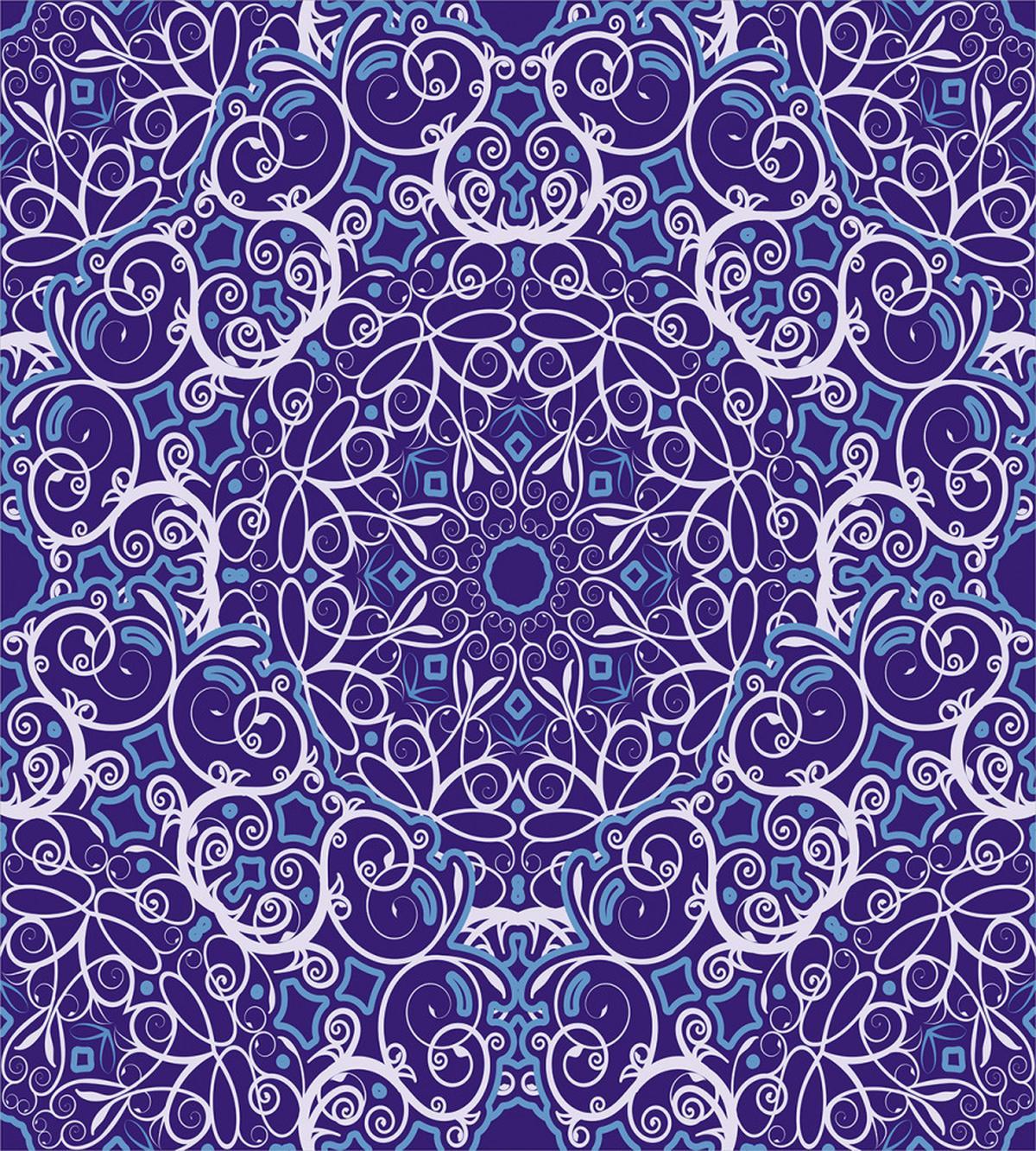 Bohemian Floral Circle — Pattern