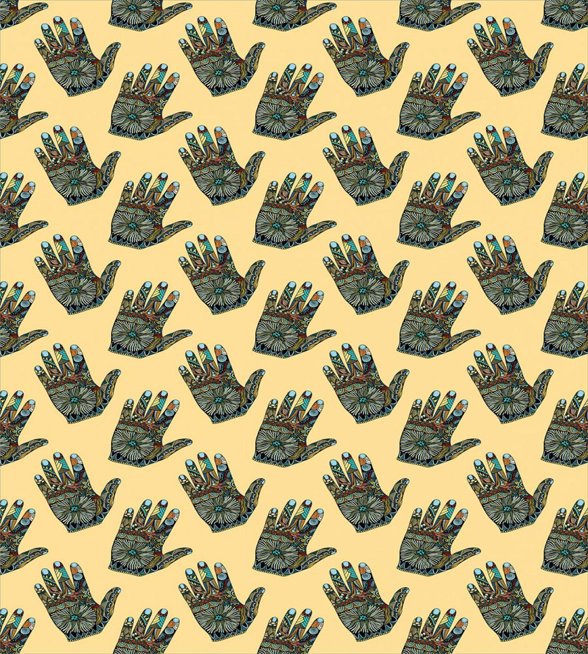 Oriental Motifs on Hand — Pattern