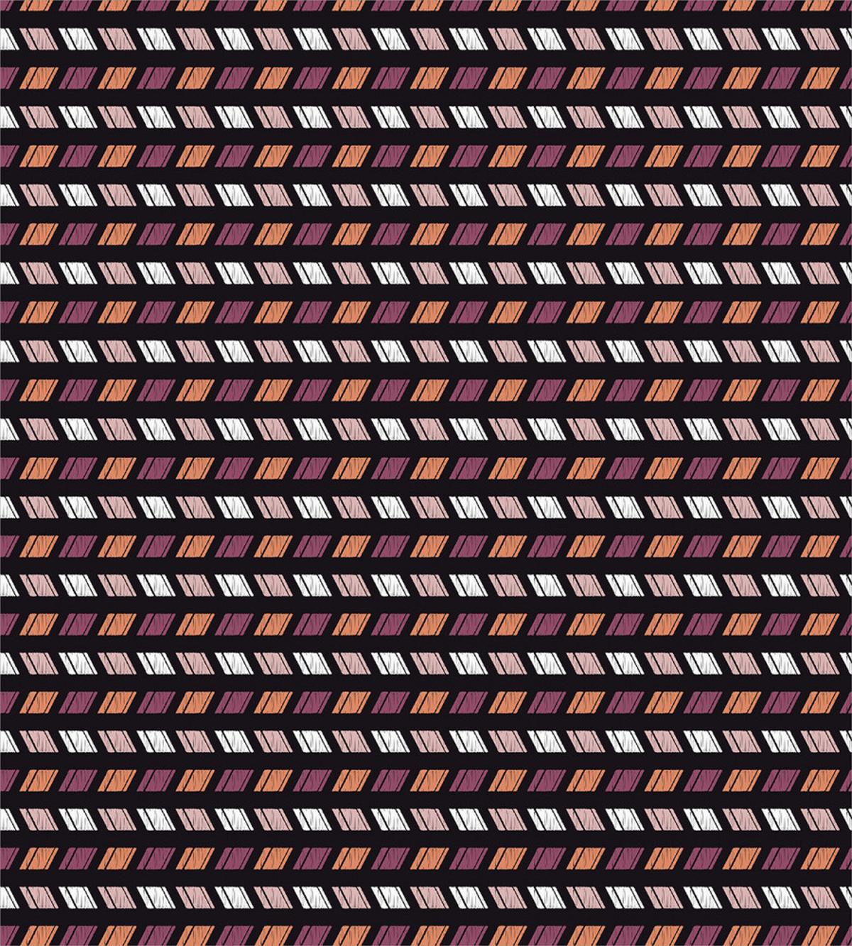 Colorful Hatched Squares Art — Pattern
