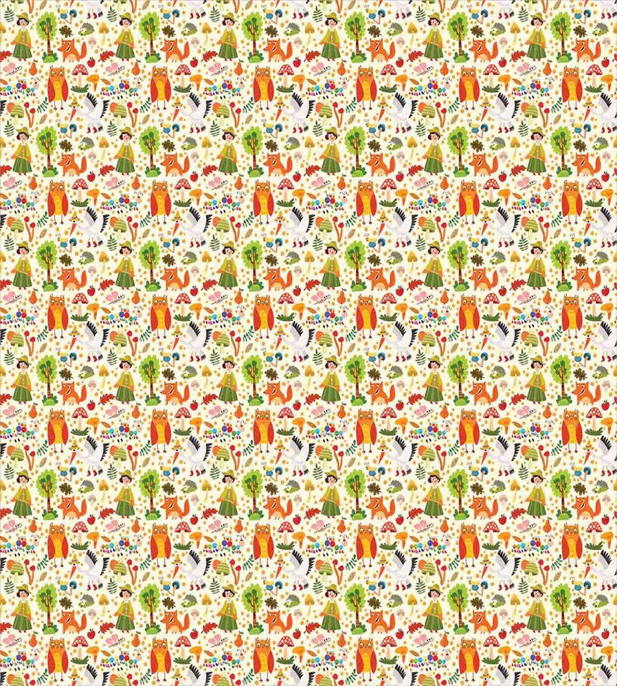 Forest Habitants and Fox — Pattern