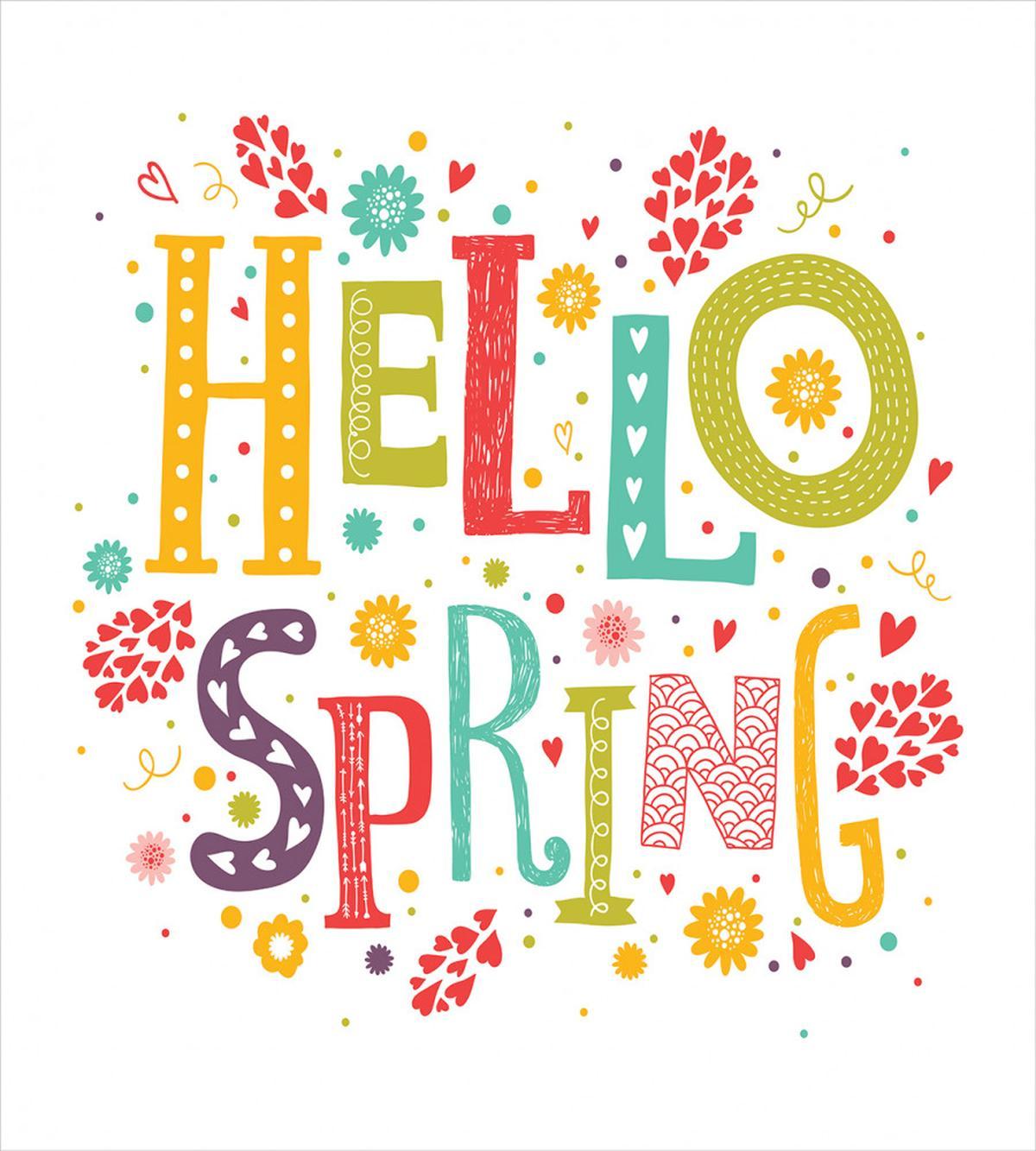Colorful Spring Elements — Pattern