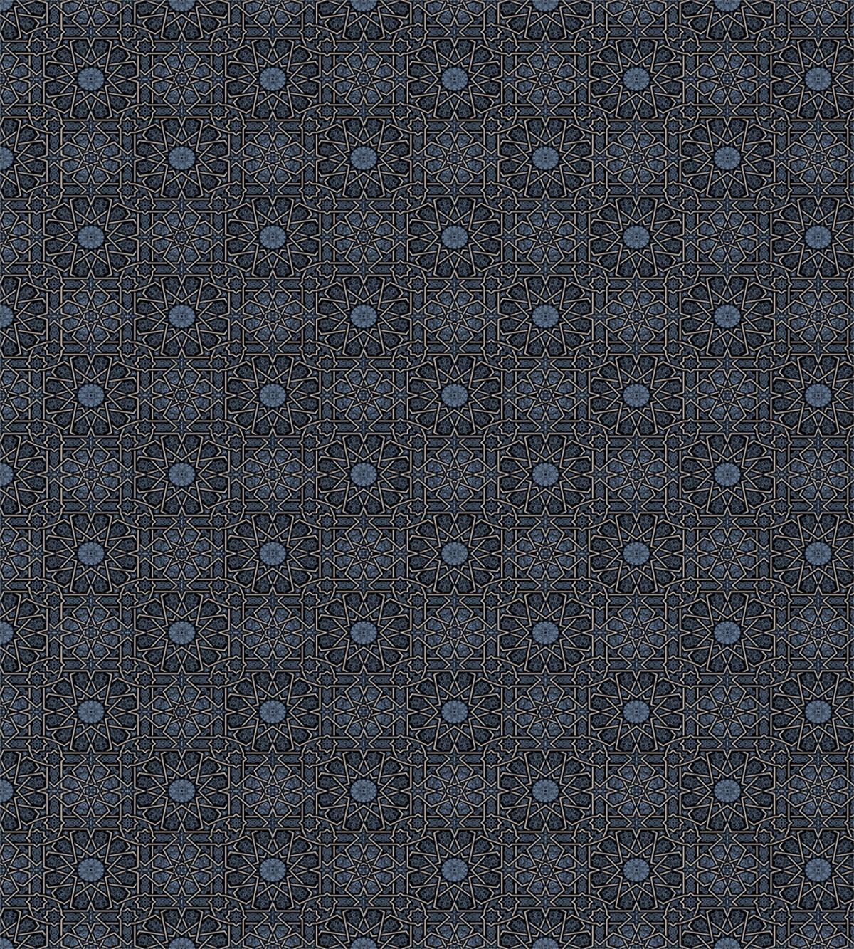 Geometric Star Royal — Pattern
