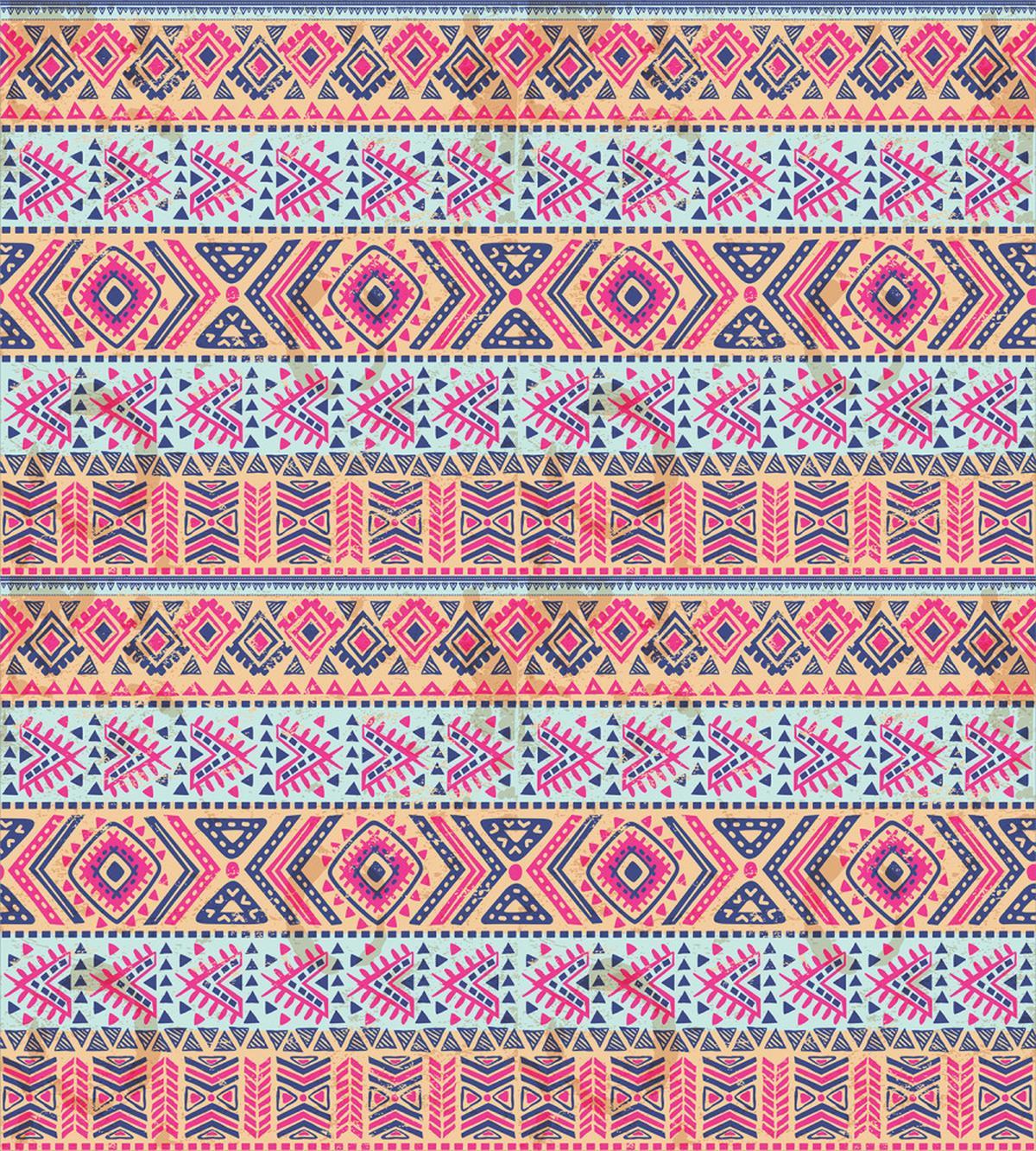 Retro Spring Aztec Art — Pattern