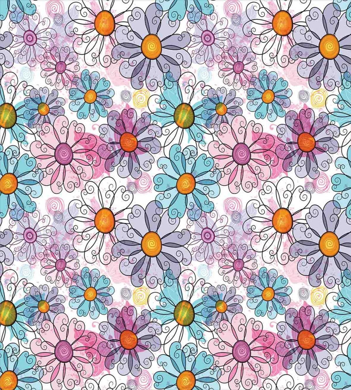 Retro Spring Grunge — Pattern