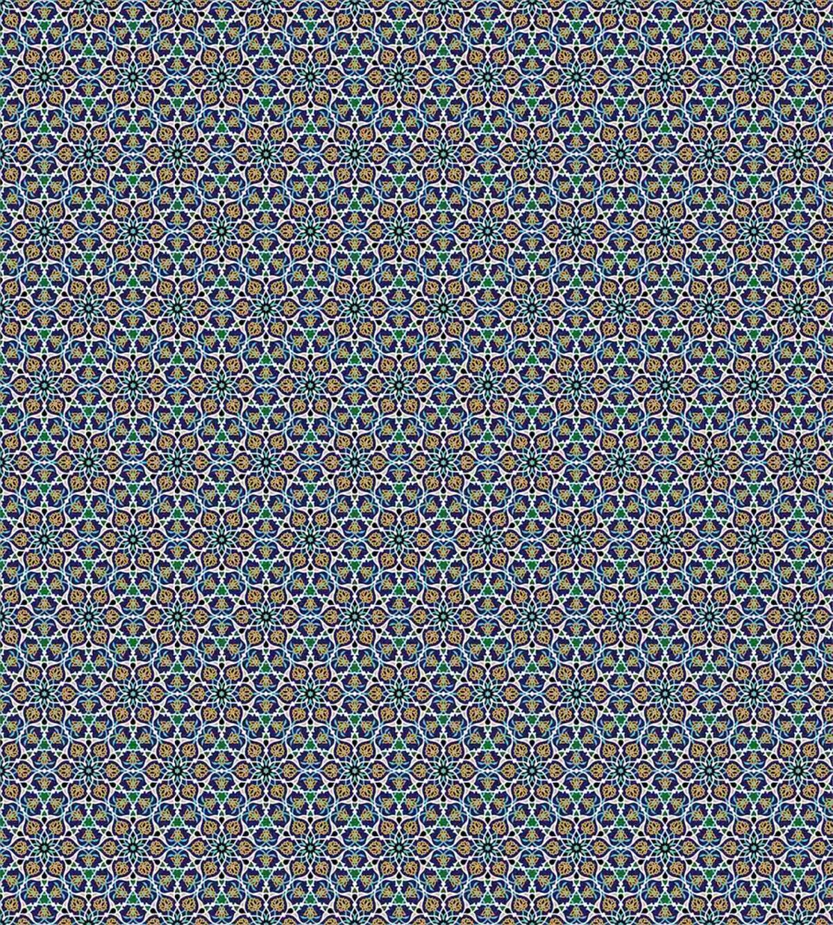 Oriental Flower Bloom Print — Pattern