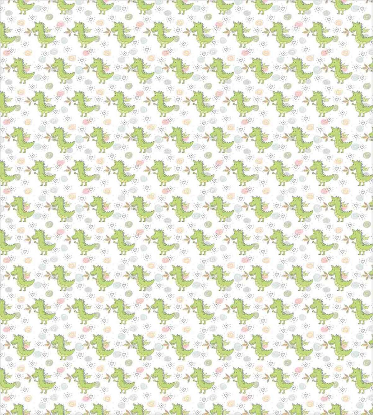 Funny Dragons Waving Hello — Pattern