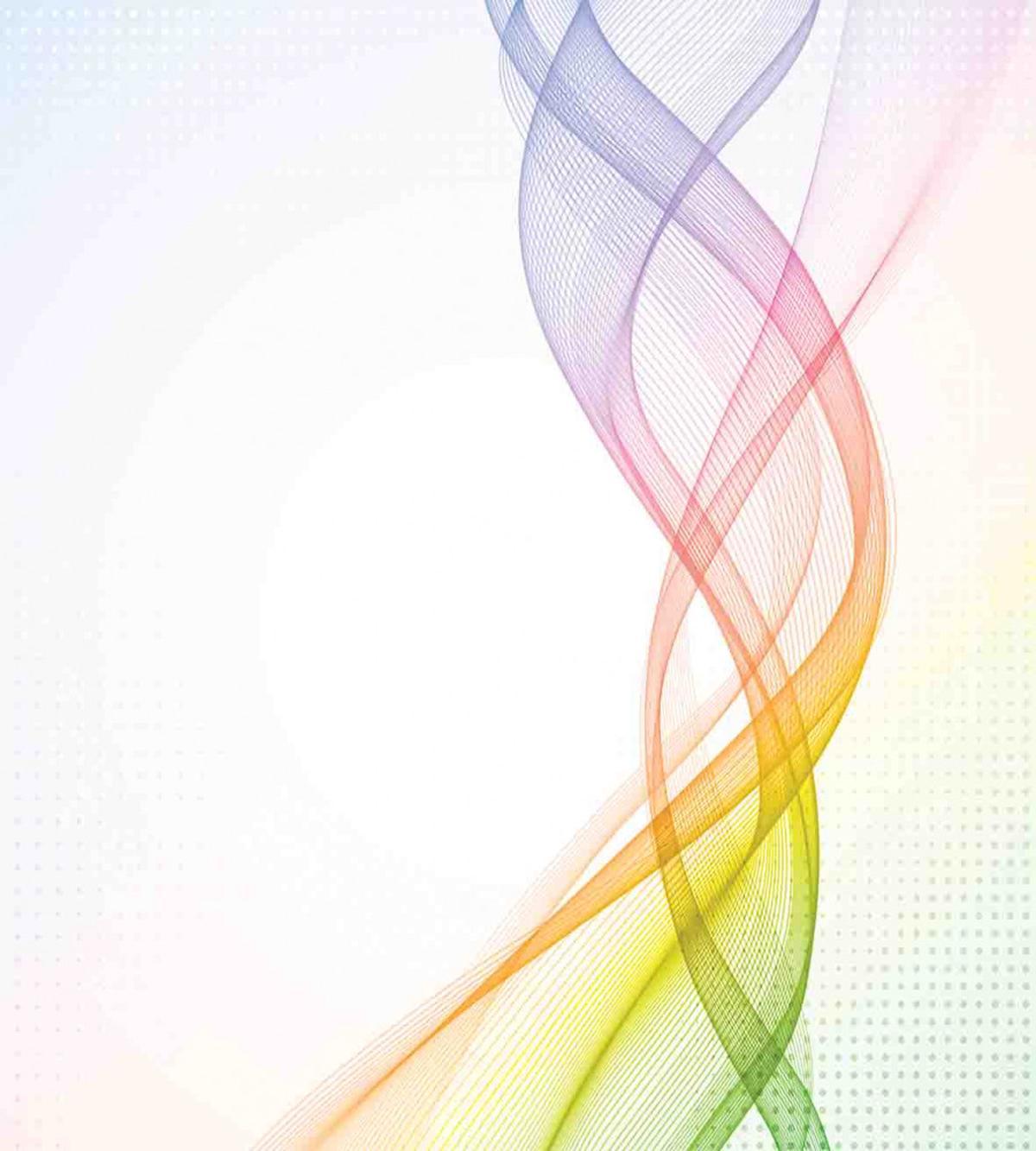 Rainbow Wavy Smoke — Pattern