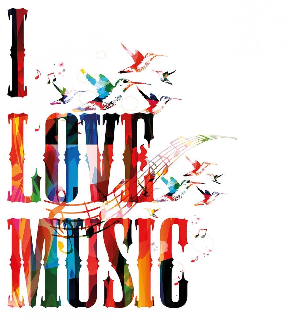 Music Theme Grungy — Pattern