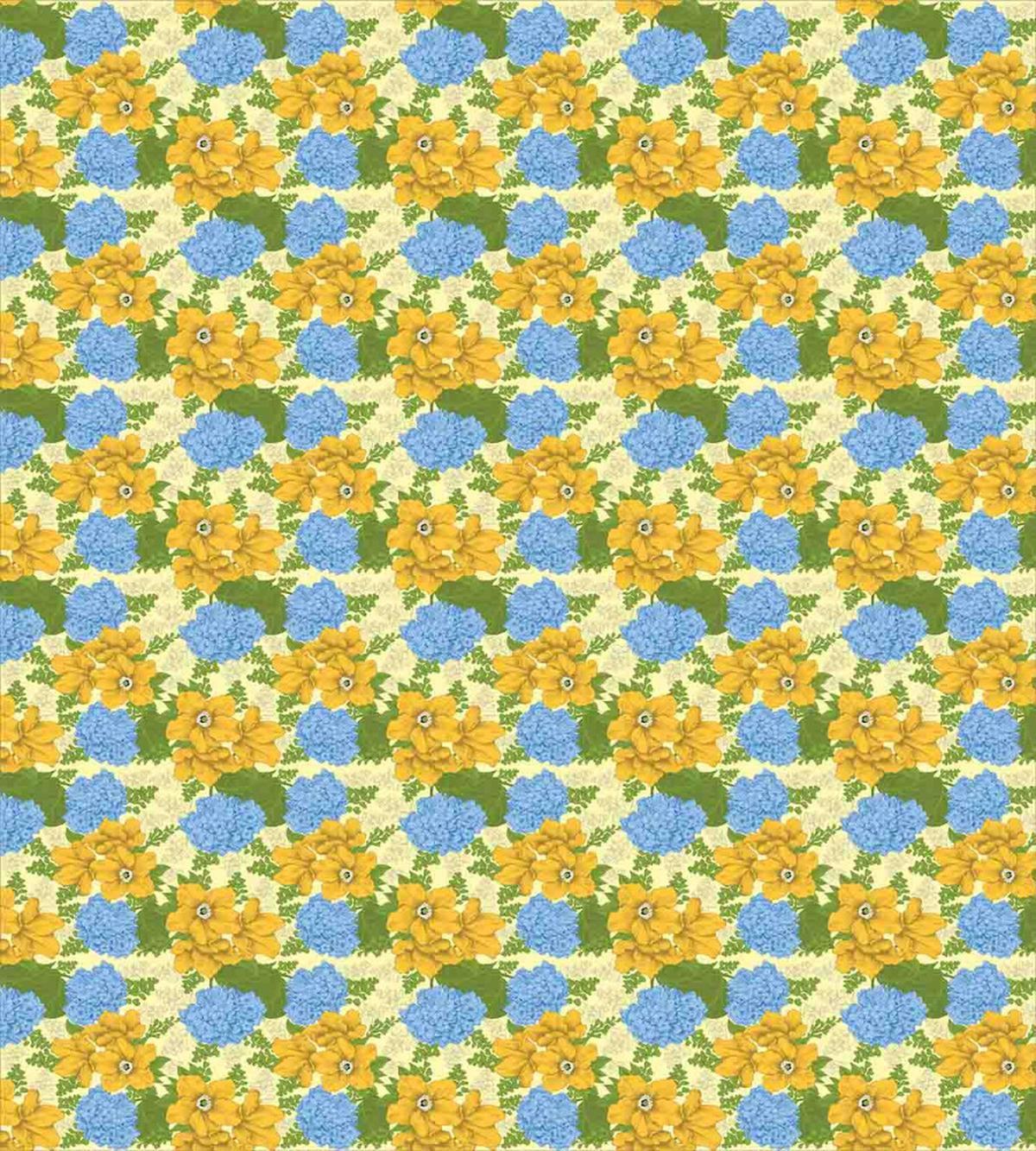 Nostalgic Hydrangea Shrubs — Pattern