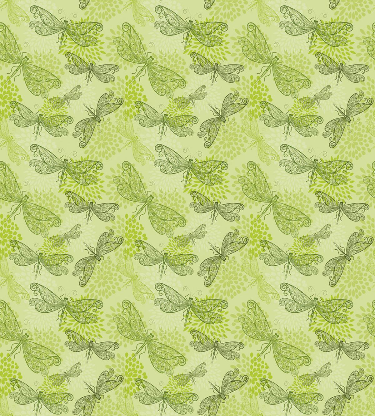 Floral Dragonfly Wings — Pattern