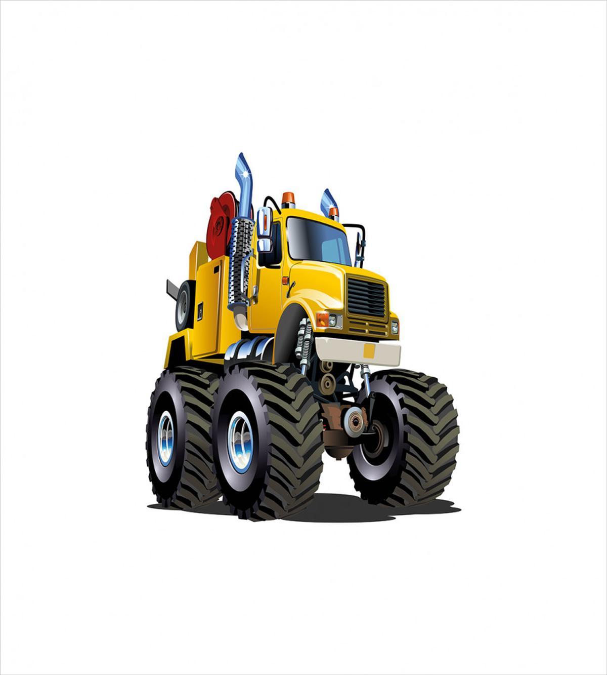 Giant Wheeled Monster Car — Pattern